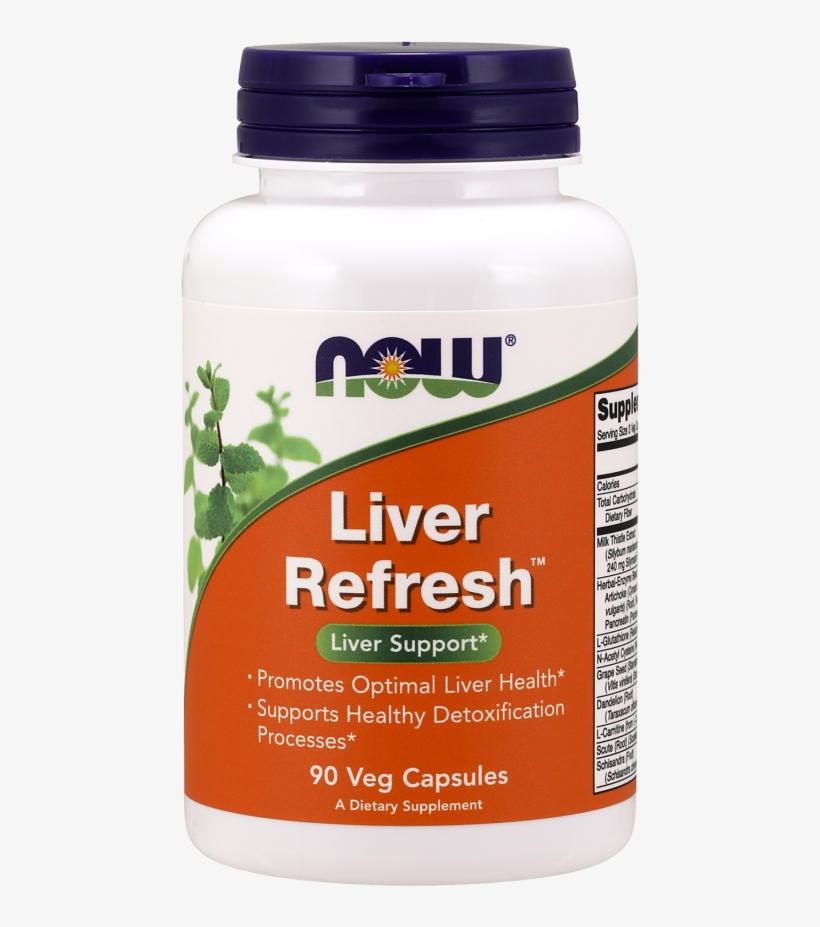 Liver Refresh™ Veg Capsules - Now Liver Refresh, transparent png download