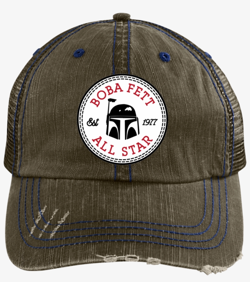Boba Fett Star Wars All Star Converse Logo 6990 Distressed - Hat, transparent png download