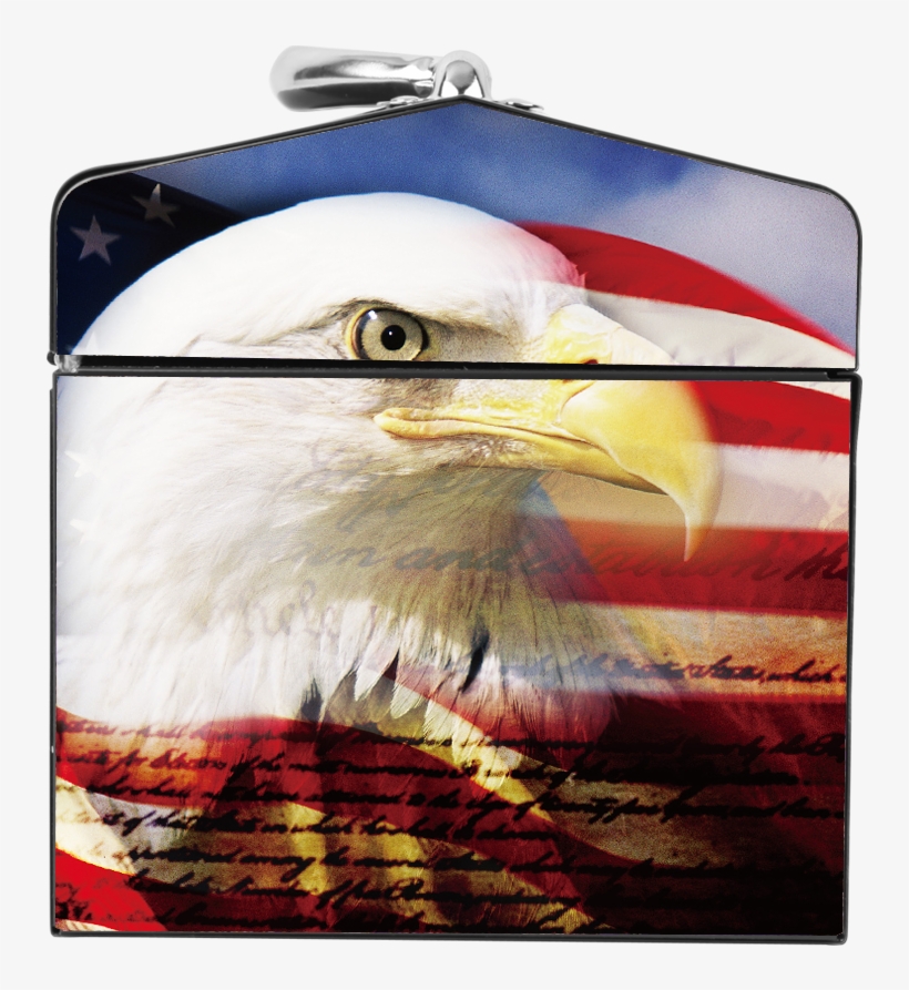Load Image Into Gallery Viewer, American Flag Eagle - Bald Eagle With American Flag, transparent png download