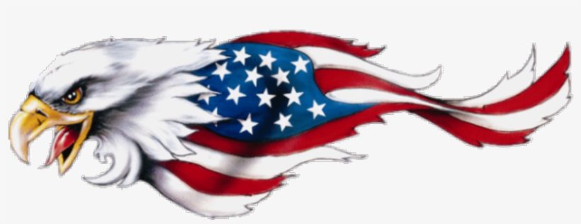 #eagle #americanflag - Decal, transparent png download