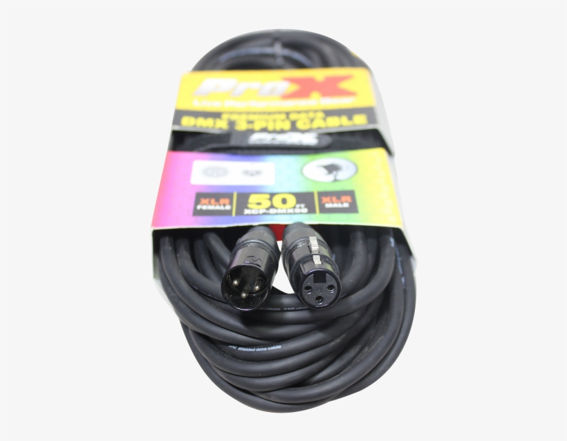 Dmx Xlr3 M To Xlr3 F Premium Cable - Ethernet Cable, transparent png download