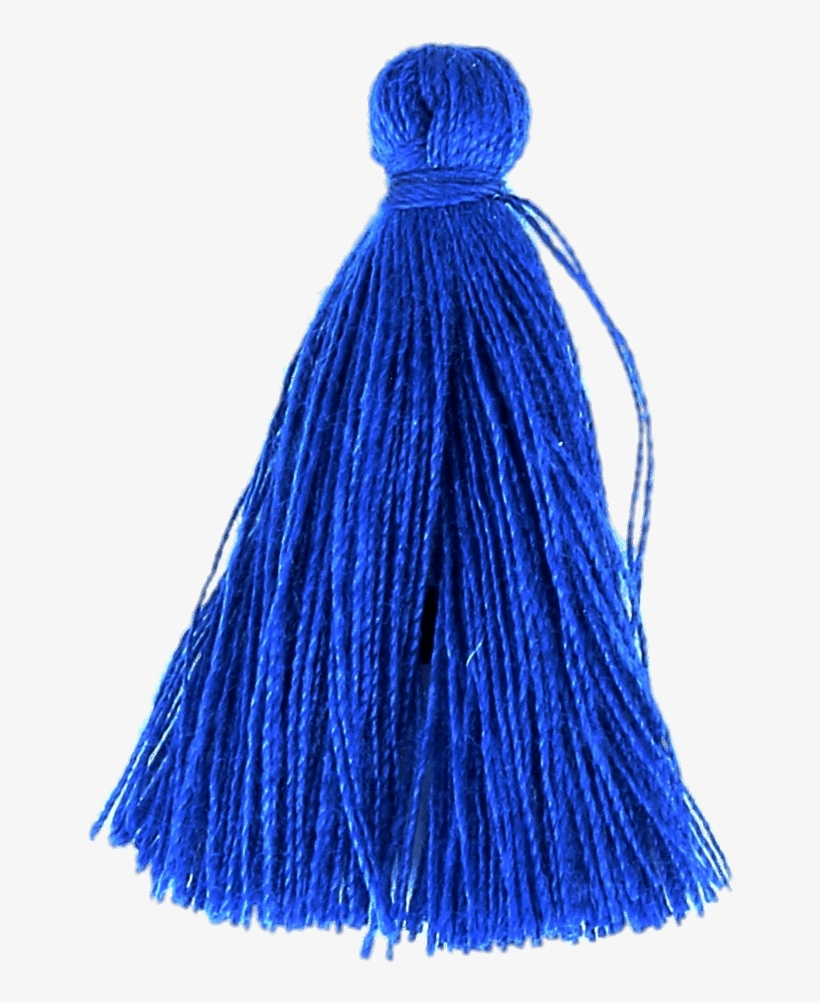 Blue Cotton Tassel - Thread, transparent png download
