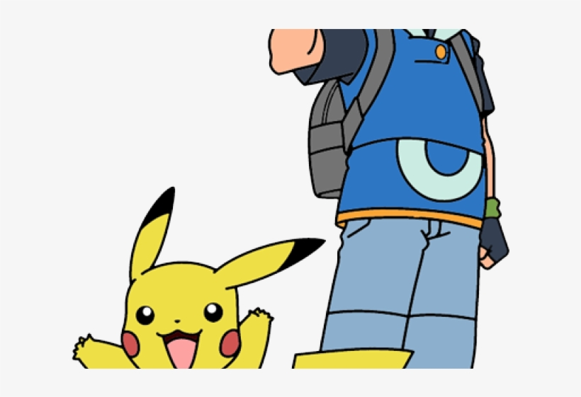 Pokemon Clipart Ash Ketchum - Pikachu Cartoon, transparent png download