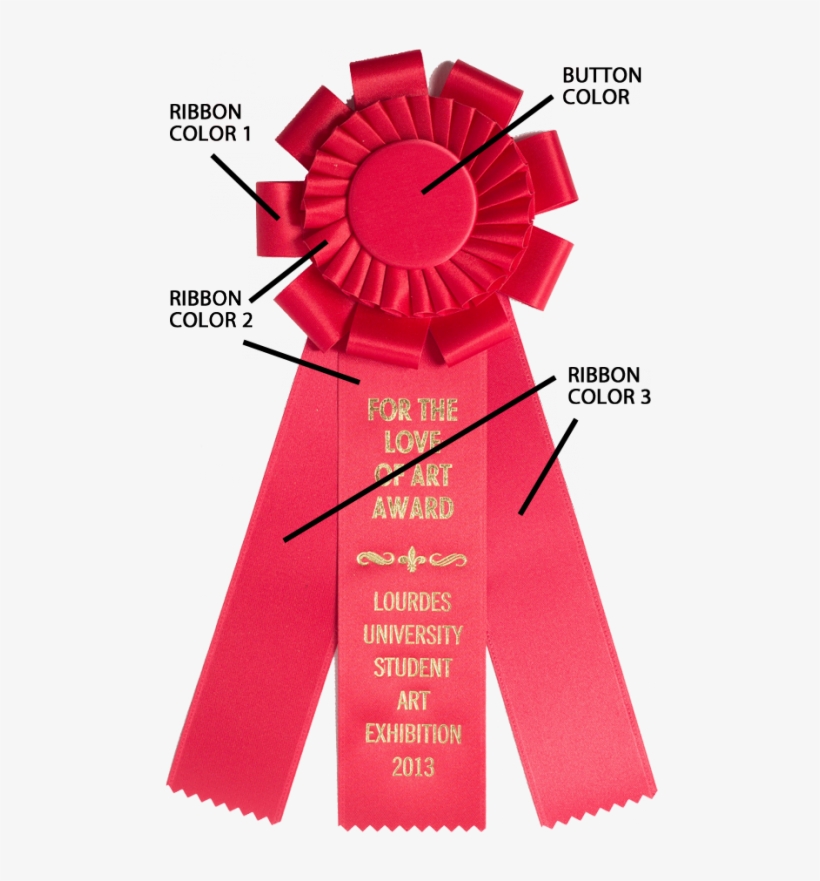 232 Custom Award Rosetterosettesrs 232 A2637 - Ribbon, transparent png download
