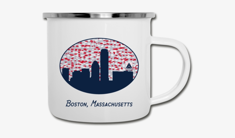 Boston Skyline Camper Mug - Boston, transparent png download
