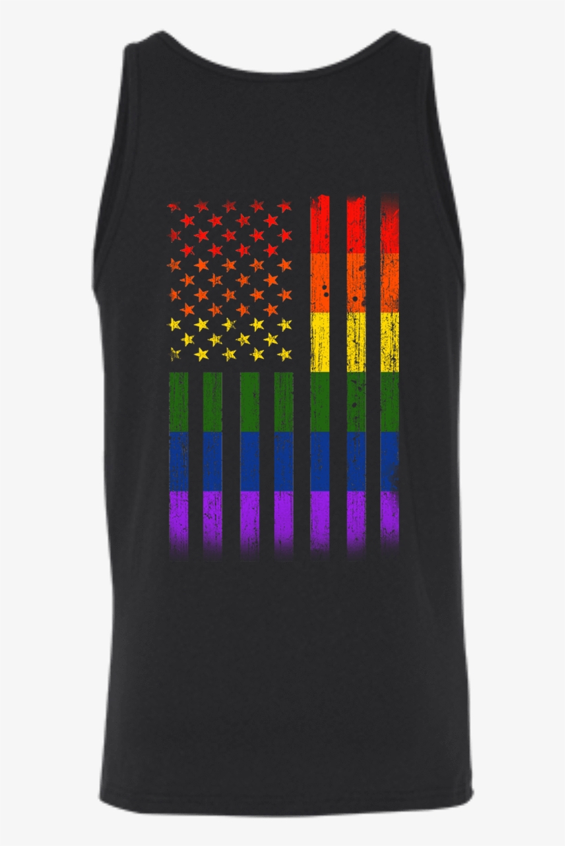 Rainbow Lesbian Gay Pride - Active Tank, transparent png download