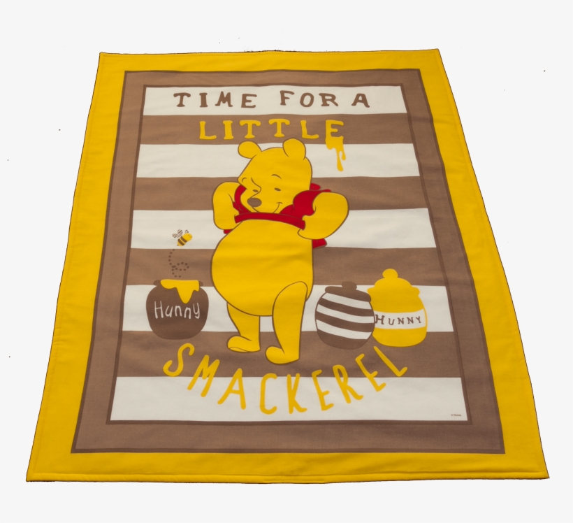 Quilt Pooh Bear - Winnie The Pooh Quilt Panel, transparent png download