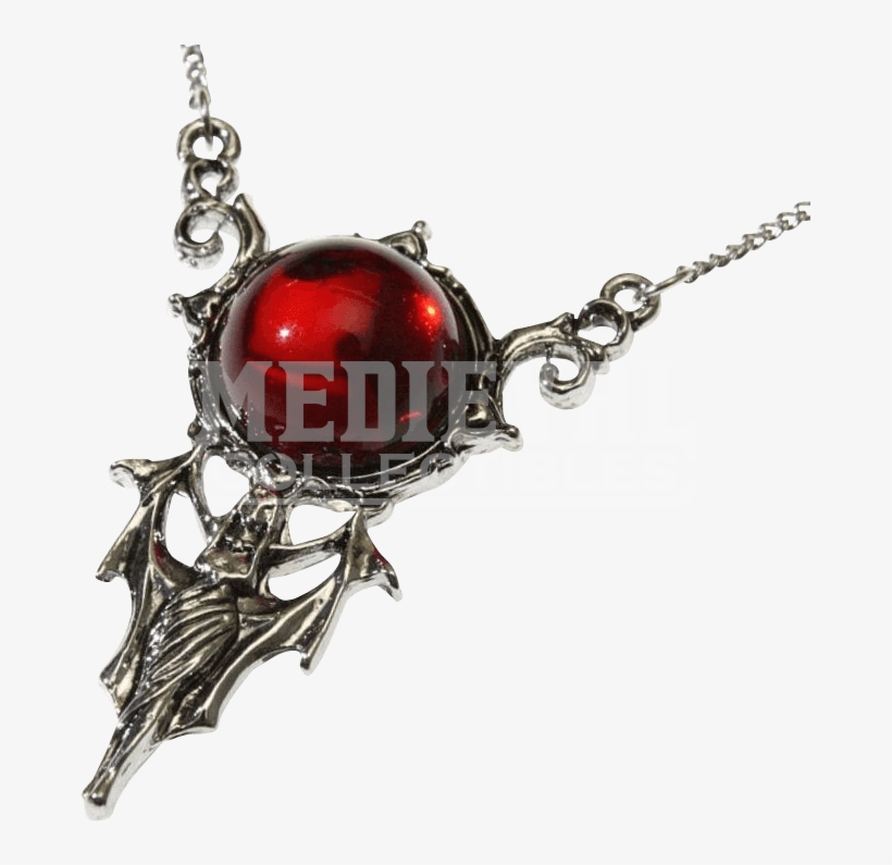 Blood Moon Vampire Pendant - Locket, transparent png download