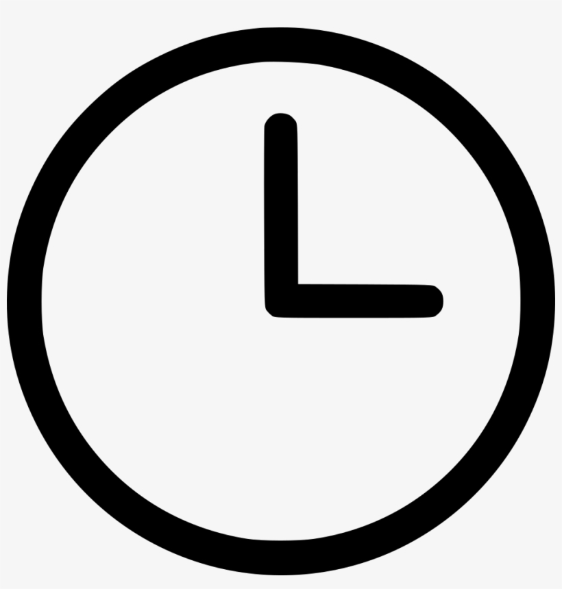 Download Png File - Clock Icon Png - HD Transparent PNG - NicePNG.com