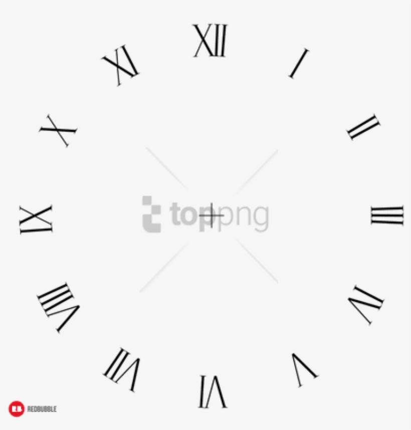 Free Png Roman Numerals Png Image With Transparent Wall Clock Transparent Png 850x848 Free Download On Nicepng