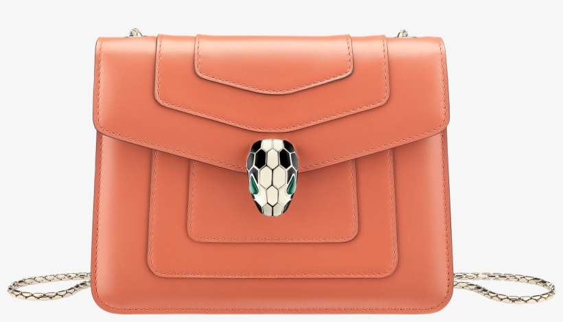 Serpenti Forever Flap Cover Flap Cover Calf Leather - Bulgari, transparent png download