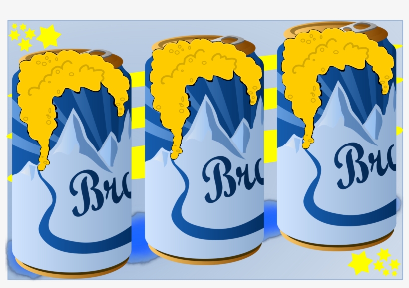 This Free Icons Png Design Of Beer Can Frothing Flag, transparent png download