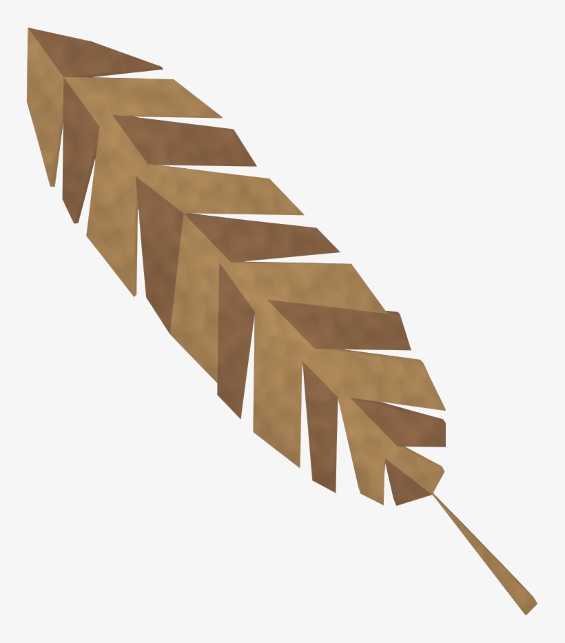 Detailed - Bronze Feather, transparent png download