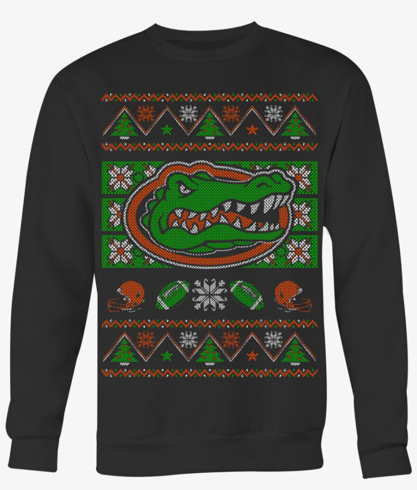 Custom Florida Gators Ugly Sweater 2017 Premium - Long-sleeved T-shirt, transparent png download