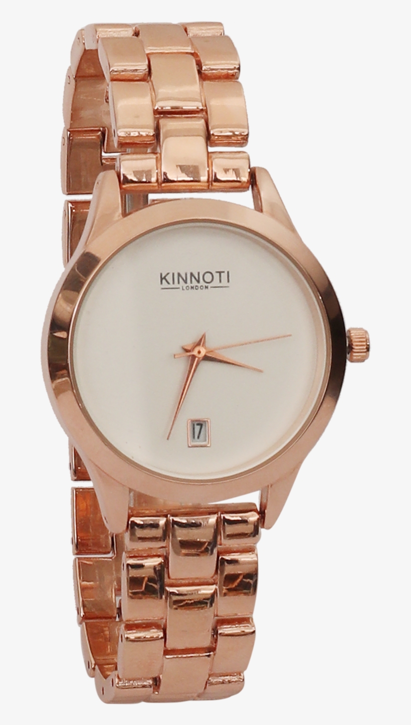 Analog Rose Gold Plated Pearl Dial Women's, transparent png download