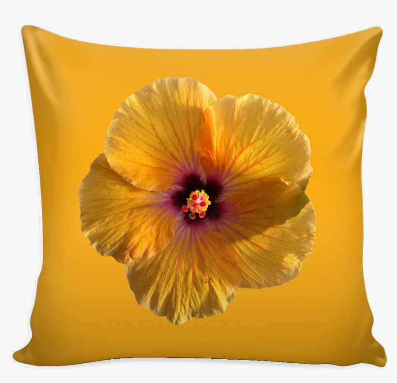 Hibiscus Flower Cushion Cover - Pillow, transparent png download