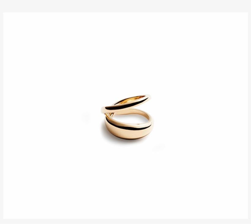Trine Tuxen - Loop Ring - Gold Plated - Ring, transparent png download