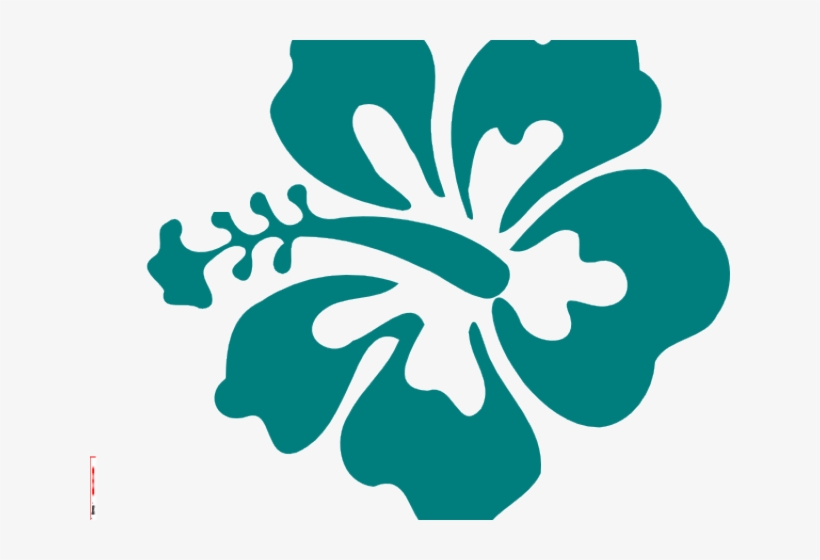 Hawaii Clipart Hibiscus Flower - Hibiscus Flower Clipart, transparent png download