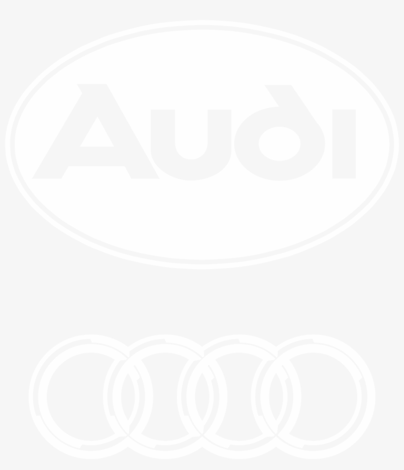 Audi Logo Black And White - Home Logo Transparent White, transparent png download