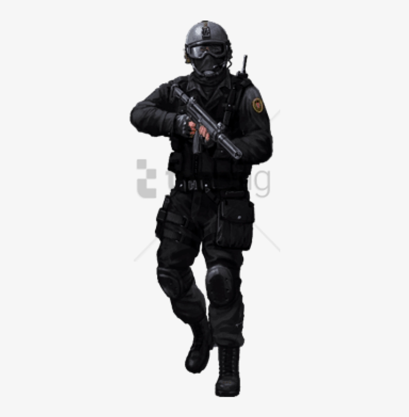 Free Png Download Swat Approaching With Fun Png Images - Swat Png, transparent png download