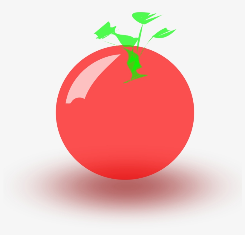 File Inkscapetutorial Tomato Final Wikimedia Commons - Sphere, transparent png download