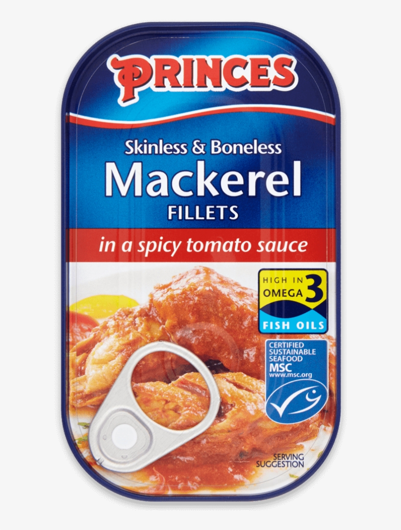 Mackerel Fillets In Spicy Tomato Sauce - Mackerel Fillets In Tomato Sauce, transparent png download