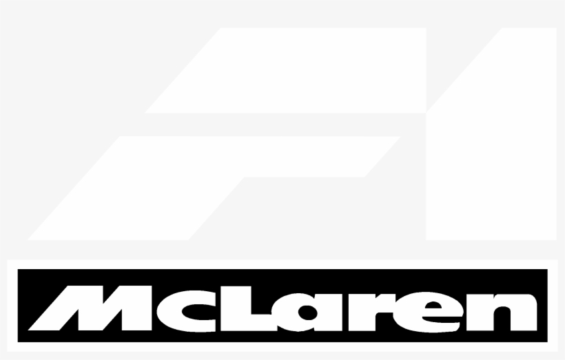 Mclaren F1 Logo Black And White - Graphics, transparent png download
