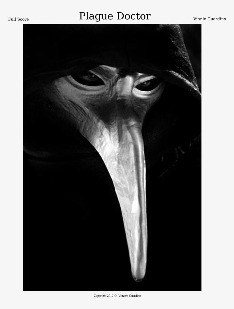 Plague Doctor Sheet Music For Violin, Piano, Strings, - All Scp Containment Breach, transparent png download