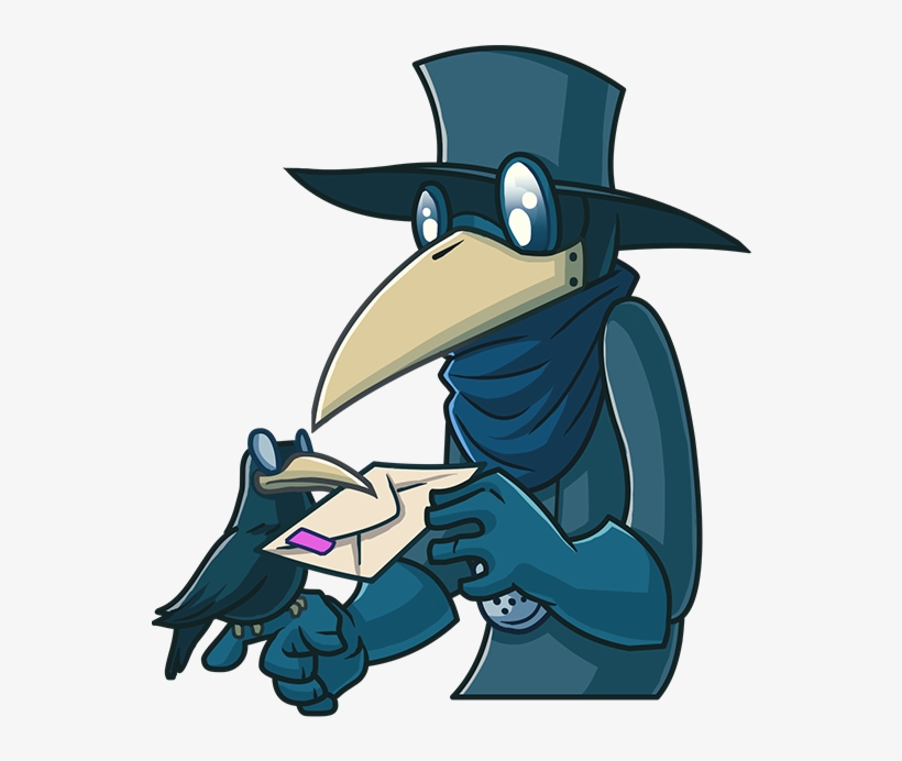 Jean Baptiste Plagouille Messages Sticker-0 - Plague Doctor Telegram Sticker, transparent png download
