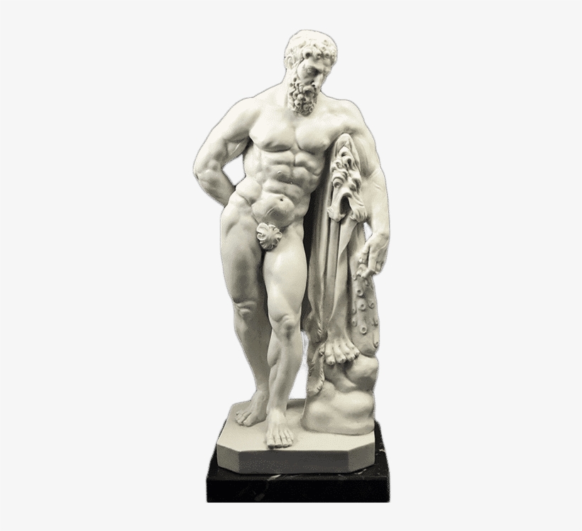 Farnese Hercules Statue Made In Italy 25 Cm - Statue, transparent png download
