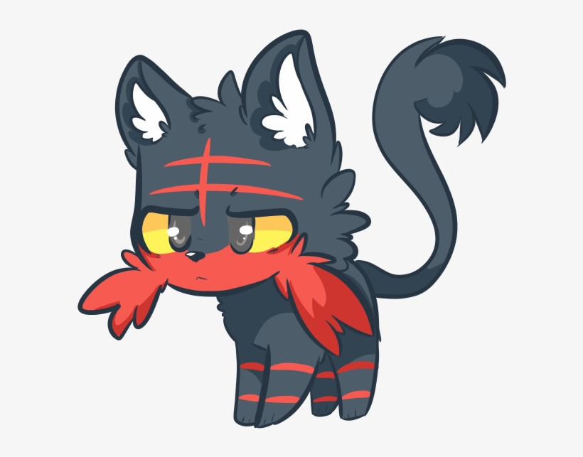 Litten - Cartoon, transparent png download