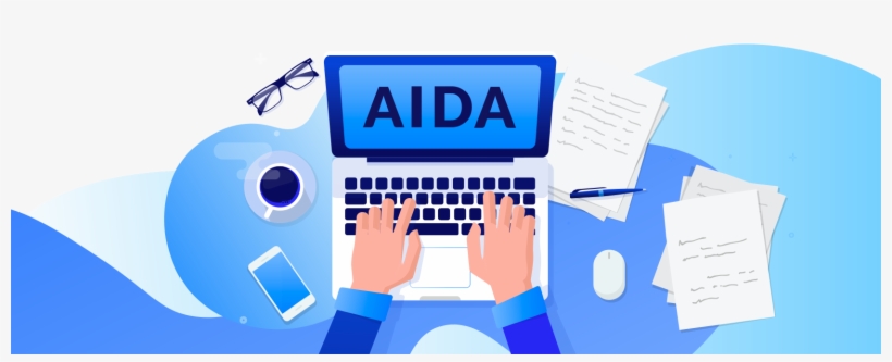 The Art Of Aida Copywriting Attention, Interest, Desire, - Writer Flat, transparent png download