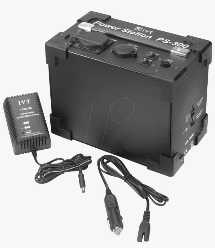 Power Station With Integrated Sine Wave Inverter Ivt - Powerbank Mit Zigarettenanzünder, transparent png download