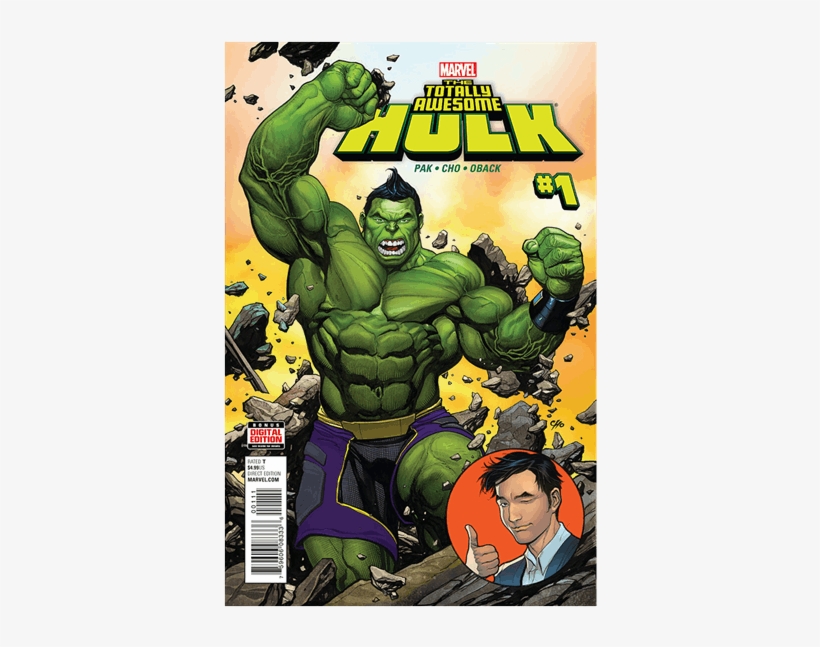 The Totally Awesome Hulk Vol - アマデウス チョ, transparent png download
