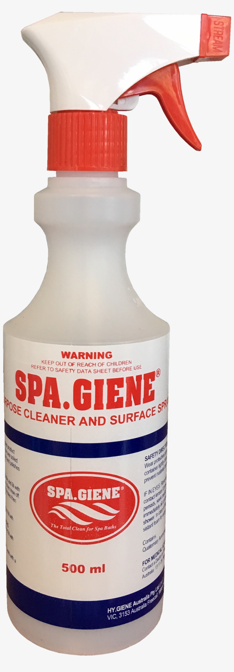Giene 500ml Spray Bottle - Liquid Hand Soap, transparent png download