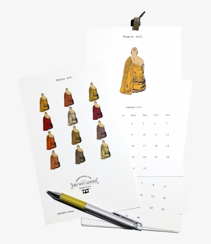 Small Hanging Calendar - Illustration, transparent png download