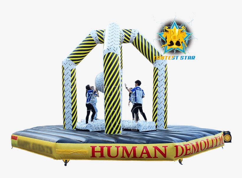 High Quality Human Demolition Zone Inflatable Wrecking - Inflatable, transparent png download