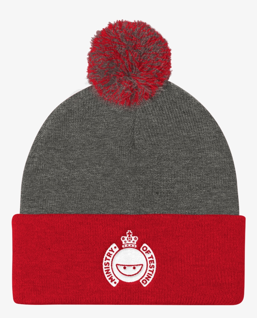 Ministry Of Testing Pom-pom / Bobble Hat - Knit Cap, transparent png download