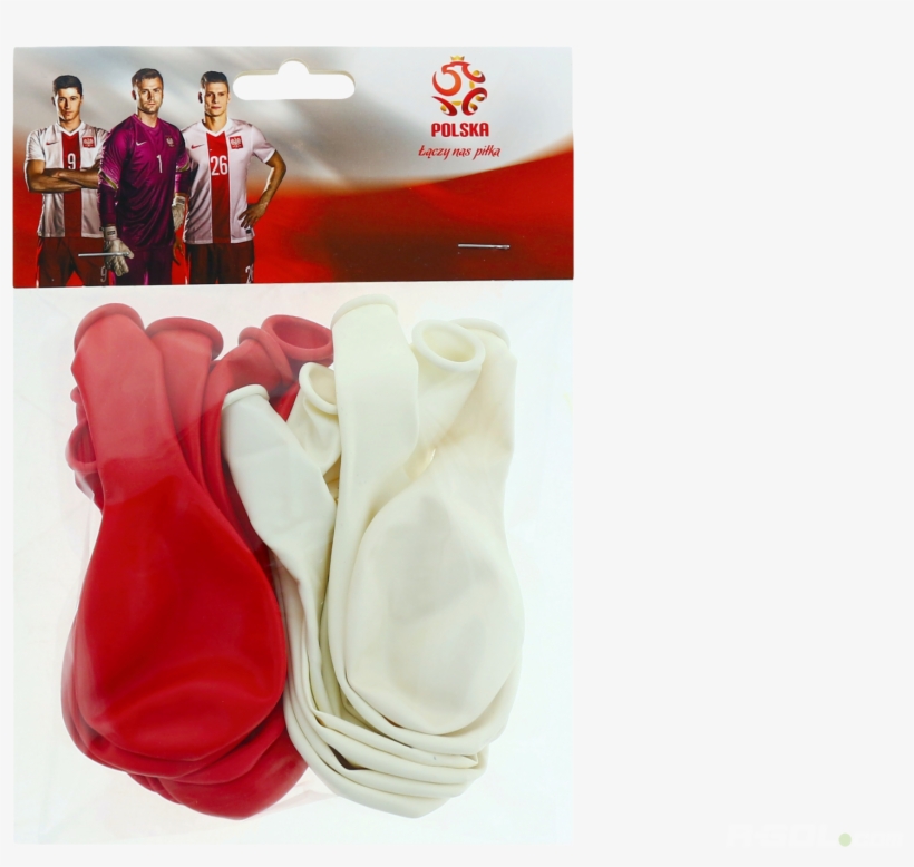 White And Red Balloons 10 Pcs - Uniform, transparent png download