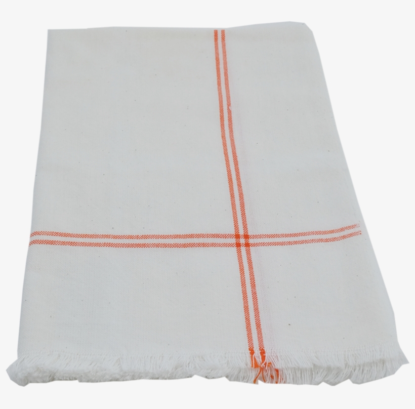 Orange Classic Stripe Napkin - Wool, transparent png download