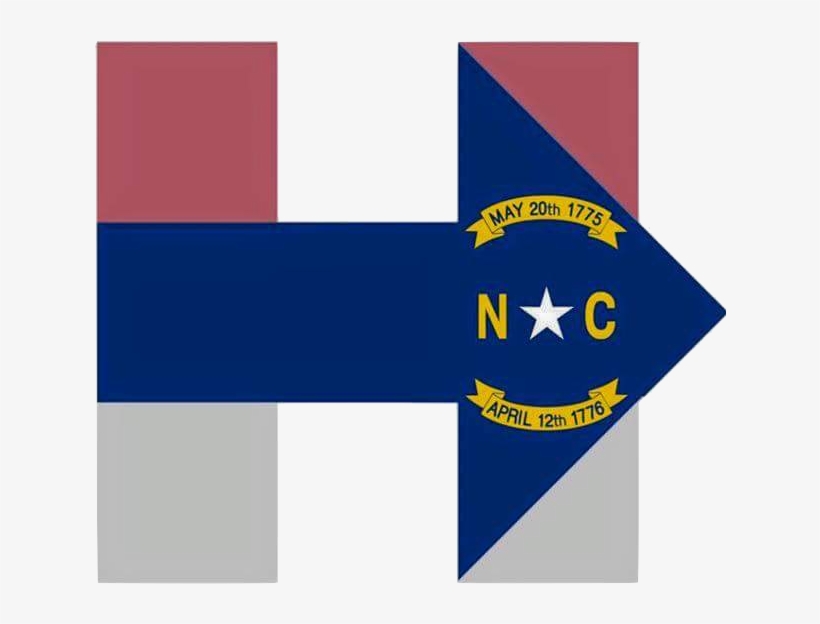 Hillary For North Carolina - North Carolina Flag 2016, transparent png download