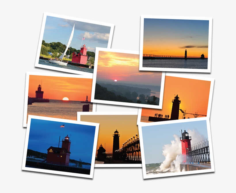 Picture Of Set Complete Lighthouse Series Set Of 8 - Grand Haven Light, transparent png download