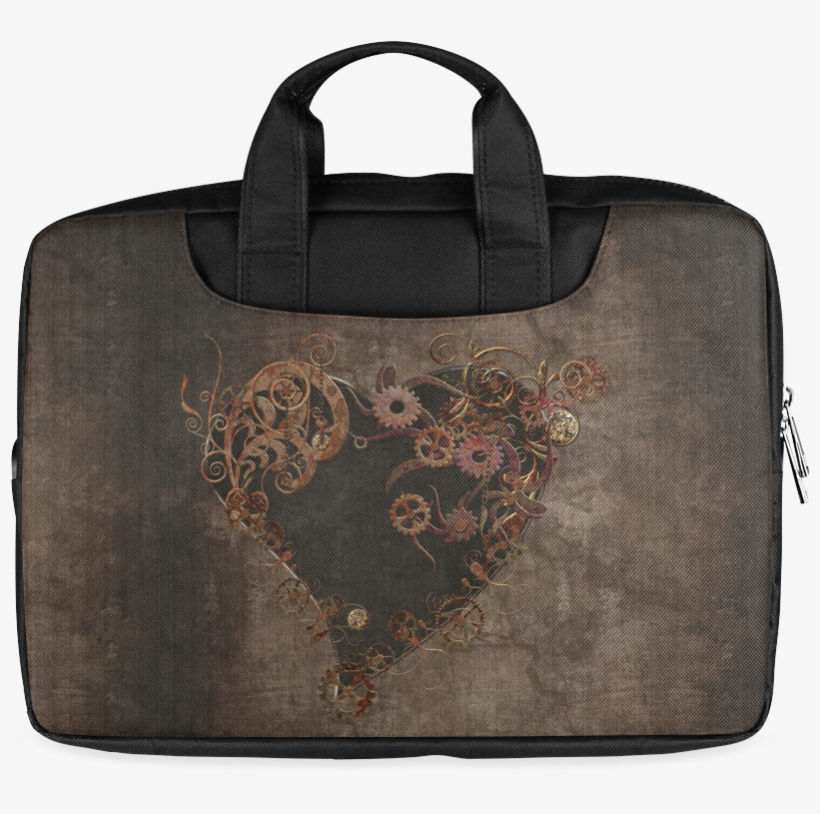 A Decorated Steampunk Heart In Brown Macbook Air 11"（twin - Jack Spade Men's Solid Ripstop Slim Supply Brief, transparent png download