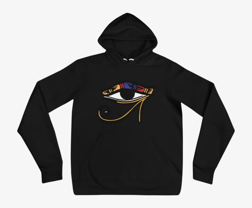 Eye Of Horus Hooded Sweatshirt - Ed Sheeran Leopard Stamp Hoodie, transparent png download