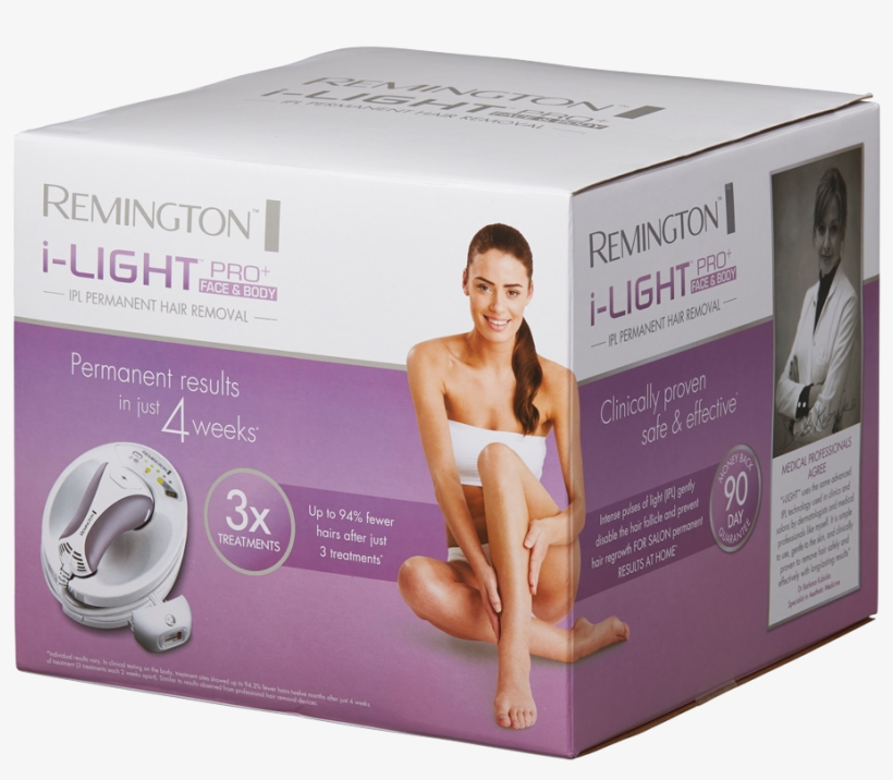 I-light® Pro Face & Body Ipl Permanent Hair Removal - Remington Ipl6500au, transparent png download