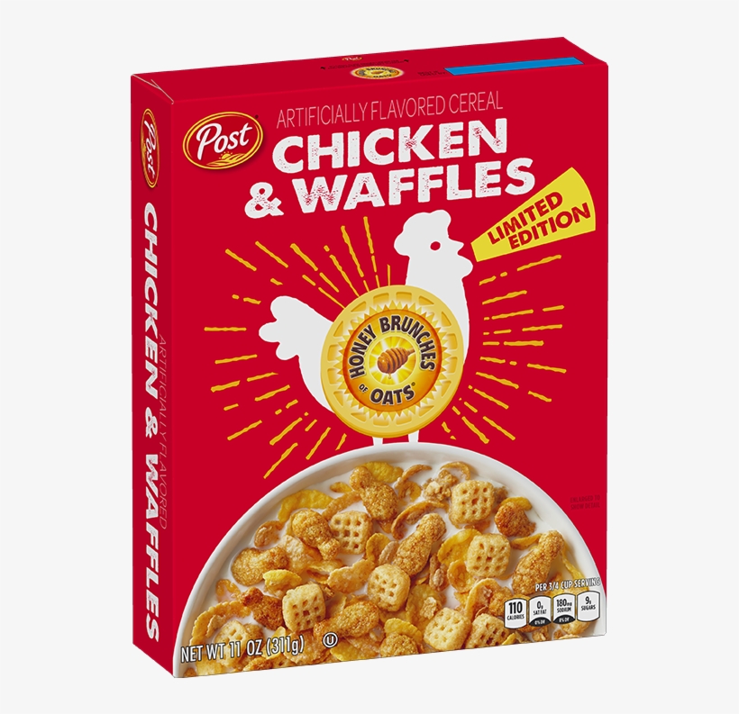 Chicken And Waffles Cereal Box - Chicken And Waffles Cereal, transparent png download