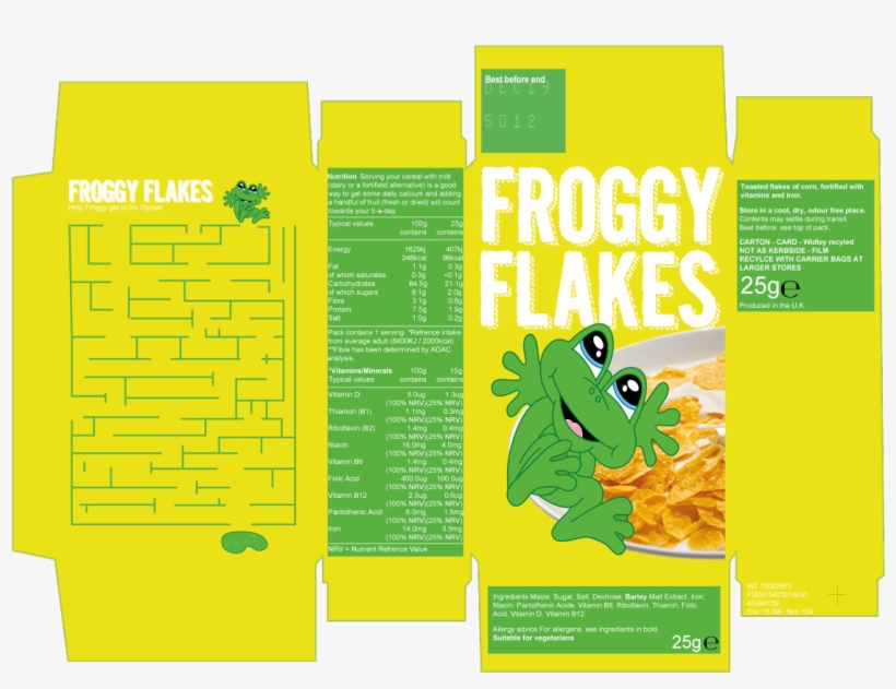 Cereal Box - Graphic Design, transparent png download