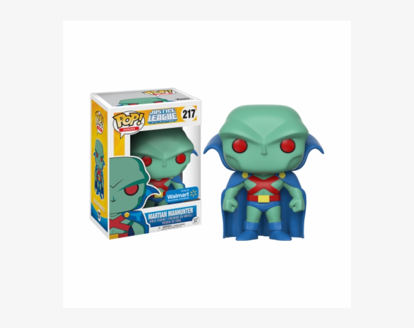 Dc Universe Justice League Animated Pop Vinyl Figure - Martian Manhunter Funko Pop Cw, transparent png download