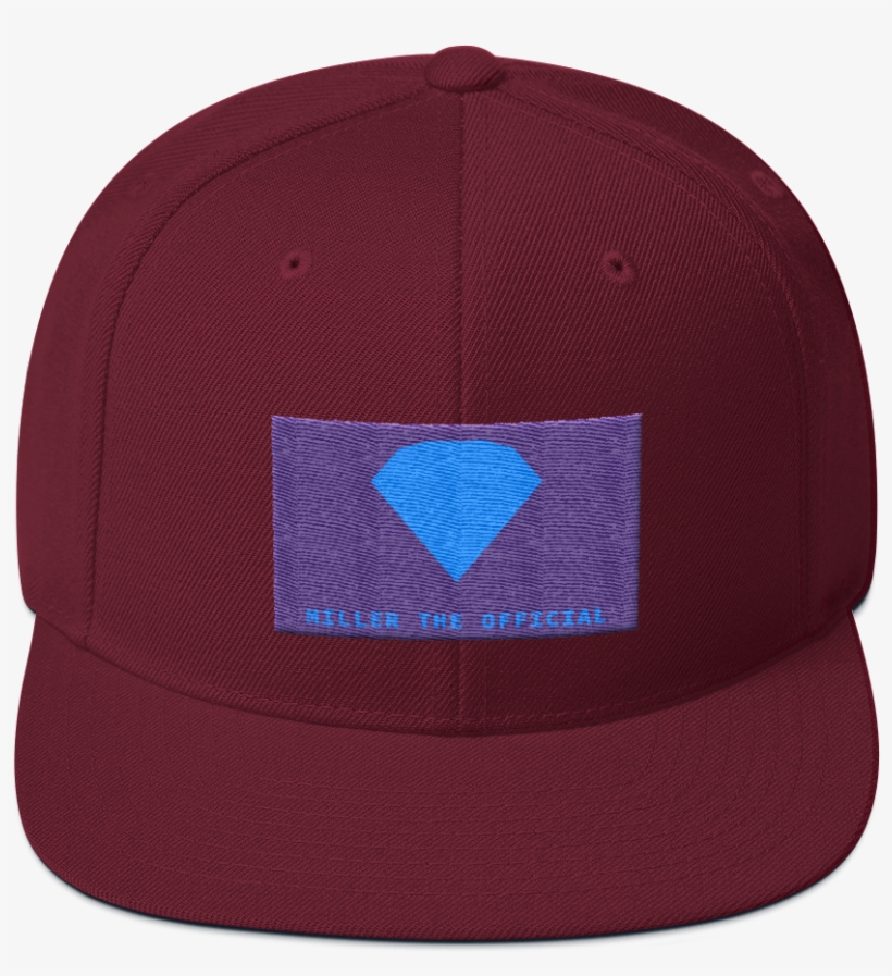 Blue Diamond Purple Banner Miller The Official Snapback - Baseball Cap, transparent png download