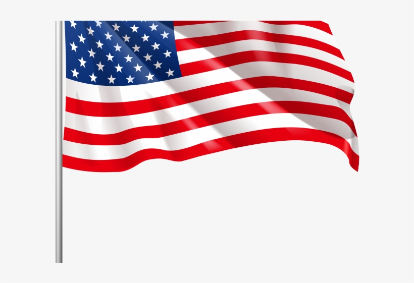 Drawn American Flag Png - Usa Flag Clipart Png, transparent png download
